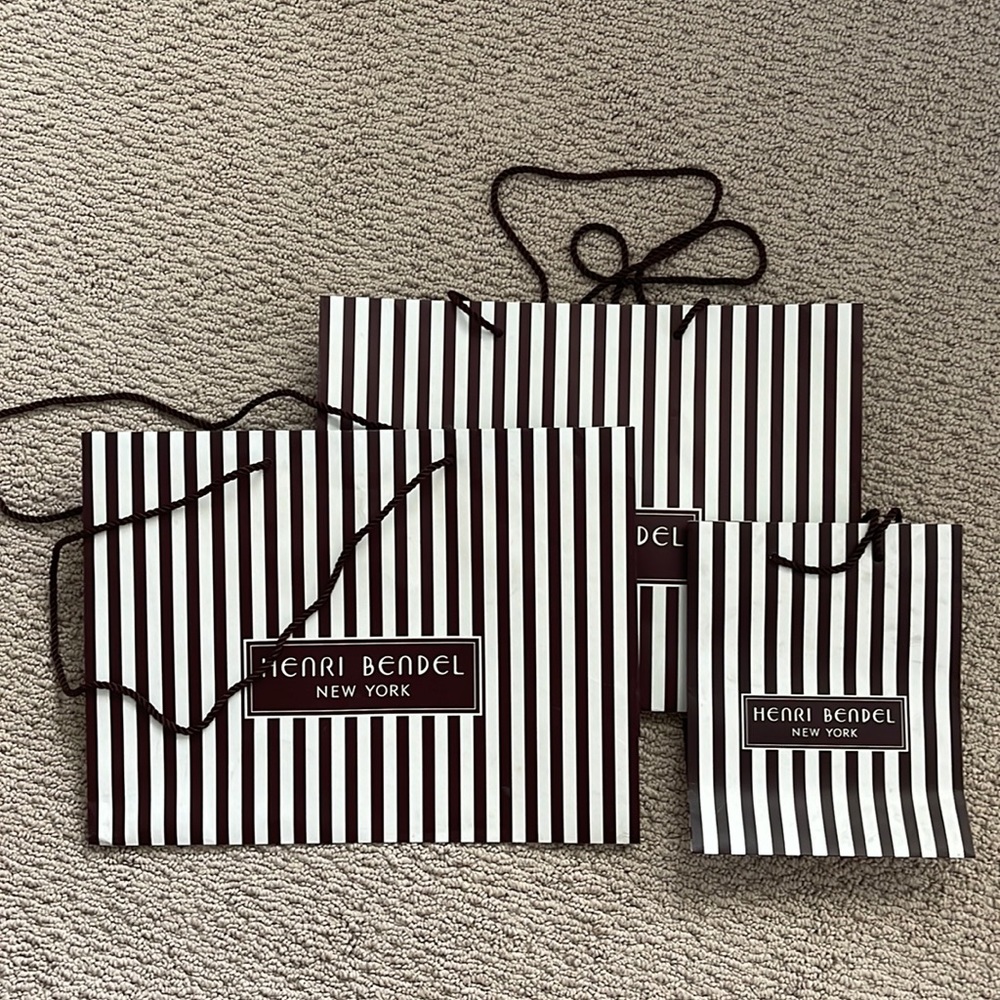 3 Henri Bendel shopping Bags